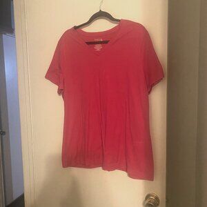 Hot Pink T-Shirt size 16-18 Basic Style Time and Tru